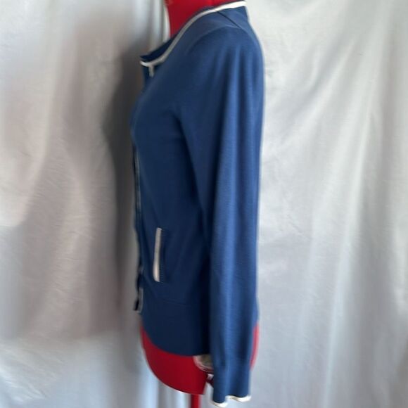 SM373 Mexx blue and white cardigan - Picture 7 of 10